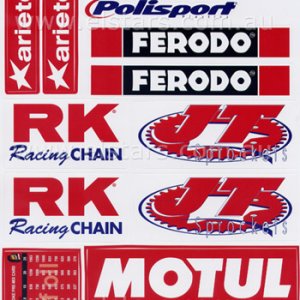 RK/MOT/PS/FED/JT/ARIPMC Stickers